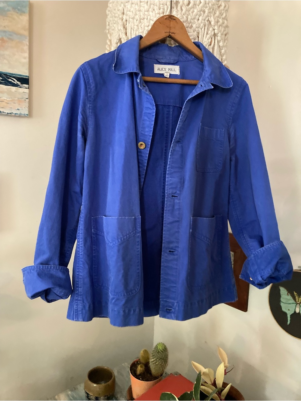 Alex Mill utility jacket French blue size XS - Picture 2 of 7
